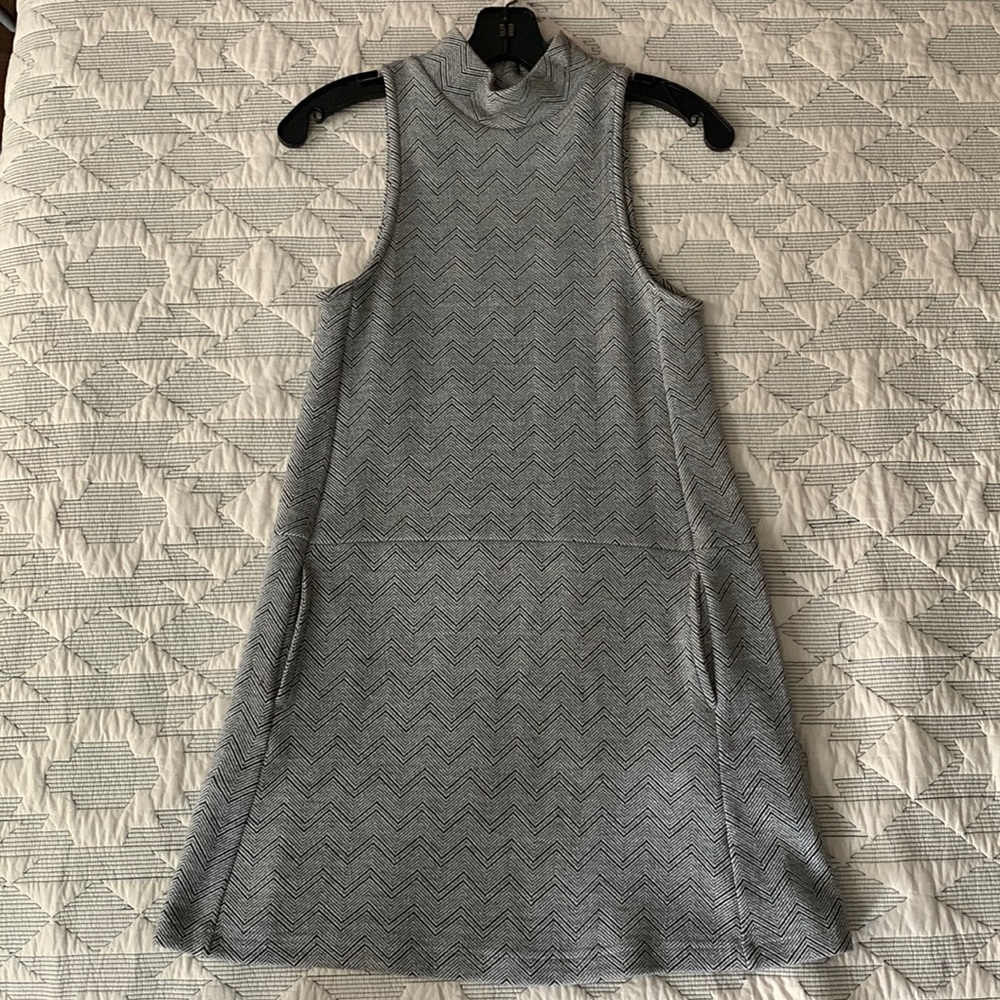 Free People mock neck mini shift dress
